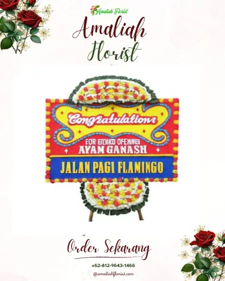 Sewa Papan Bunga Petak